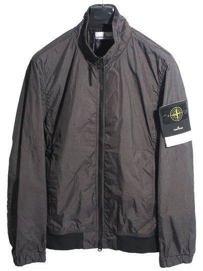 Crinkle Reps Wappen Bomber Jacket Charcoal Grey - STONE ISLAND - BALAAN 2