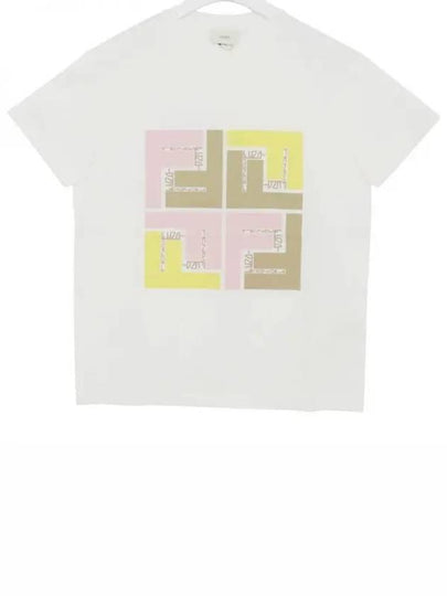 Kids T Shirt JUI158 7AJ F14OS GESSO CONFETTO - FENDI - BALAAN 2