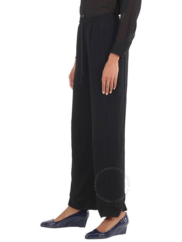 Burberry Ladies Black High-Waisted Wide-Leg Trousers, Brand Size 4 (US Size 2) - BURBERRY - BALAAN 3