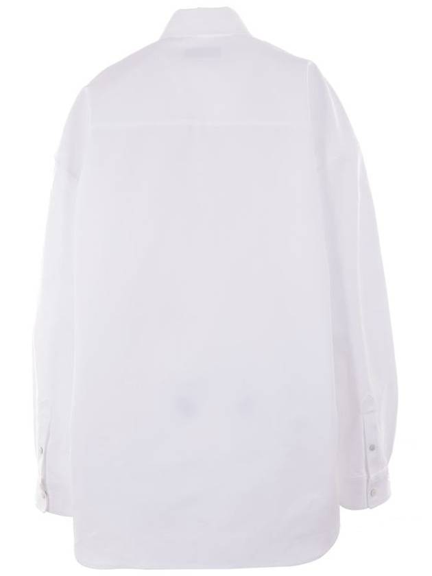 Outerwear Large Fit Shirt White - BALENCIAGA - BALAAN 6