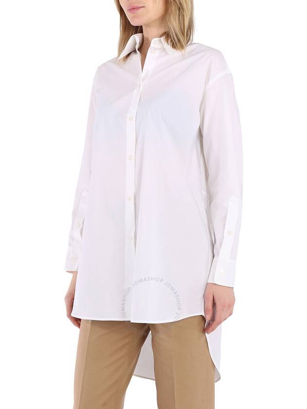 MM6 Women's Convertible Shirt White - MAISON MARGIELA - BALAAN 4