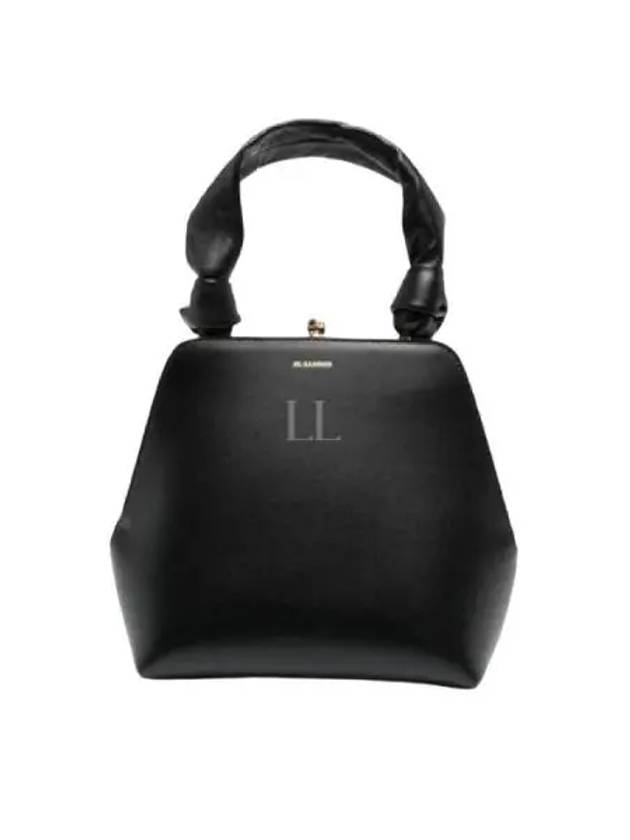 Goji Square Small Tote Bag Black - JIL SANDER - BALAAN 2