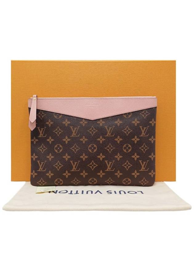 Women s M62942 Monogram Rose Daily Clutch Built in Chip - LOUIS VUITTON - BALAAN 9