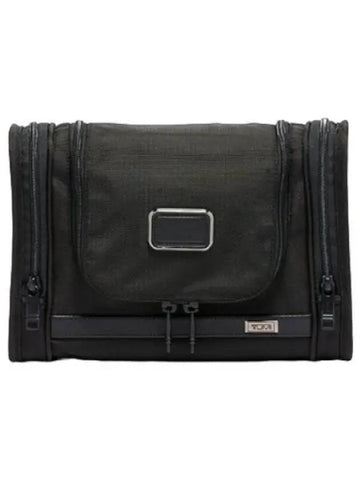 Alpha Hanging Travel Kit Black Bag Pouch - TUMI - BALAAN 1