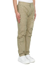 Men's Snap Pocket Cargo Straight Pants Beige - TEN C - BALAAN 4