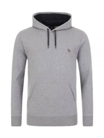 Zebra Patch Cotton Hoodie Grey - PAUL SMITH - BALAAN 2