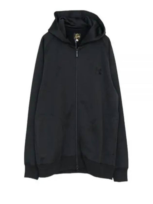 24 Zipped Sweat Hoody Black OT247 - NEEDLES - BALAAN 1