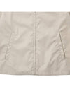 Cotton Blend Blouson Bomber Jacket Limestone - PRADA - BALAAN 7