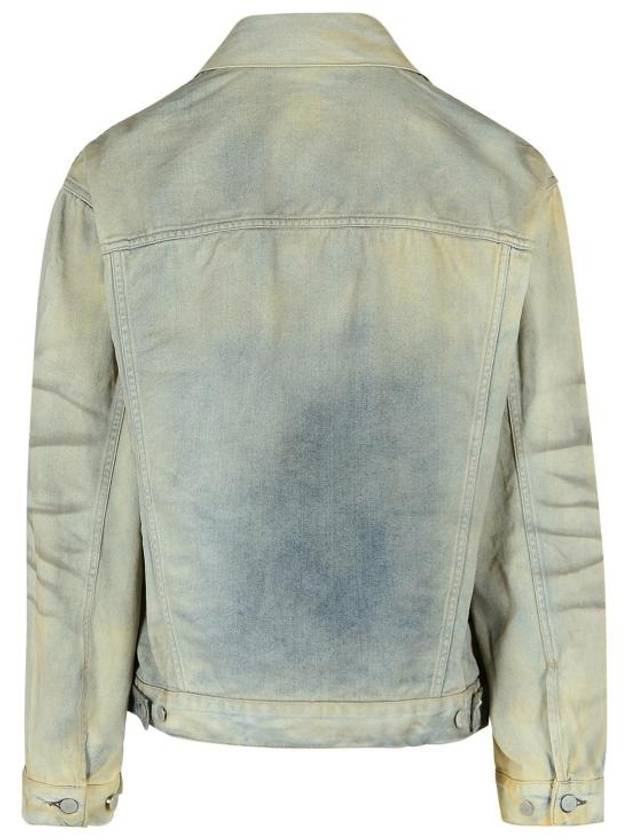 Oversized Fit Denim Jacket Light Blue - ACNE STUDIOS - BALAAN 4