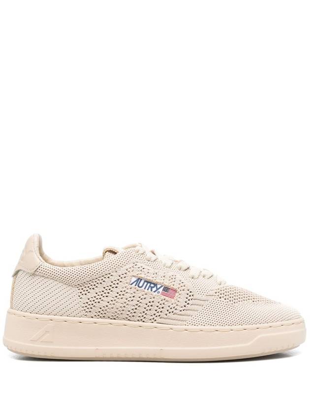 Autry Easeknit Low Wom Knit/Leat Shoes - AUTRY - BALAAN 1