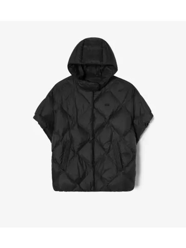 Women's Down Cape Black - LACOSTE - BALAAN 2