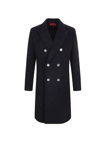 HUGO Wool Blend Classic Double Coat 50500094 001 - HUGO BOSS - BALAAN 1