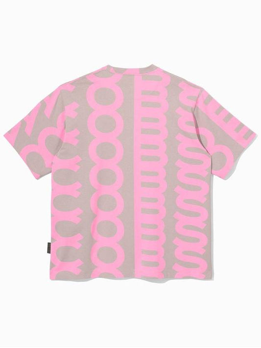 Monogram Big T-Shirt_Taupe/Pink(C602P26SP22-296) - MARC JACOBS - BALAAN 2