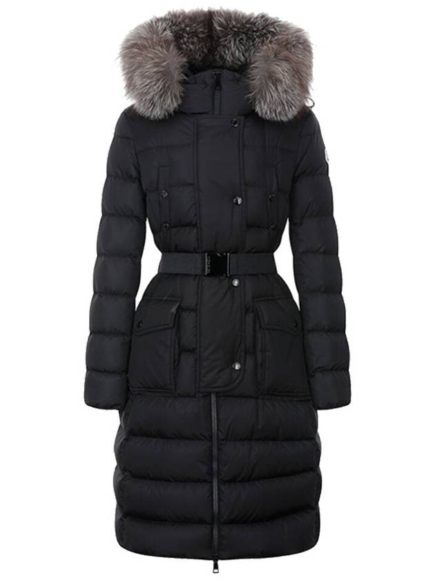 Women's Khloe Fox Fur Padding Black - MONCLER - BALAAN 2