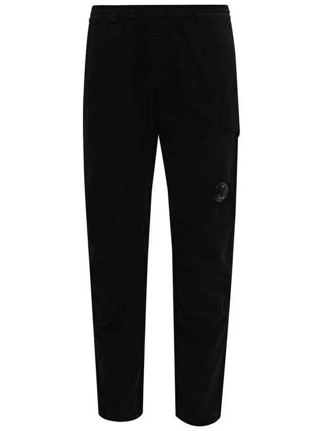 Lens Patch Cargo Jogger Straight Pants Black - CP COMPANY - BALAAN 2