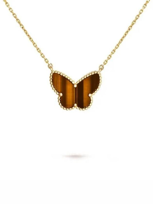 Lucky Alhambra Butterfly Pendant Necklace Gold - VANCLEEFARPELS - BALAAN 2