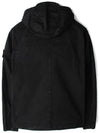 Wappen Old Effect Hooded Jacket Black - STONE ISLAND - BALAAN 3