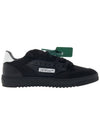 5.0 Suede Low Top Sneakers Black - OFF WHITE - BALAAN 3