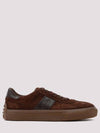 Suede Low Top Sneakers Brown - TOD'S - BALAAN 2