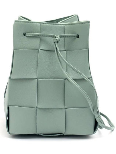 Intrecciato Cassette Small Bucket Bag New Sage - BOTTEGA VENETA - BALAAN 2