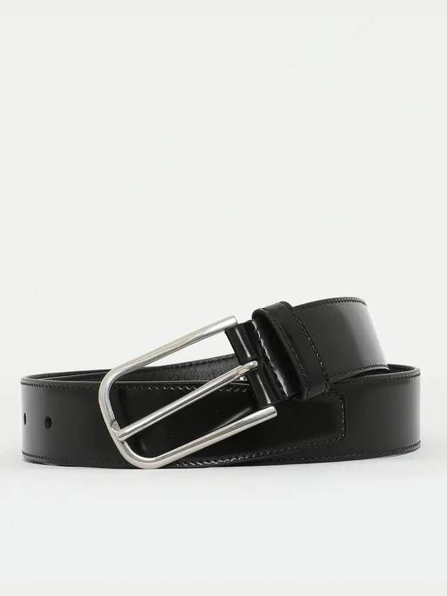 2CC560 Metal Buckle Leather Belt - PRADA - BALAAN 2