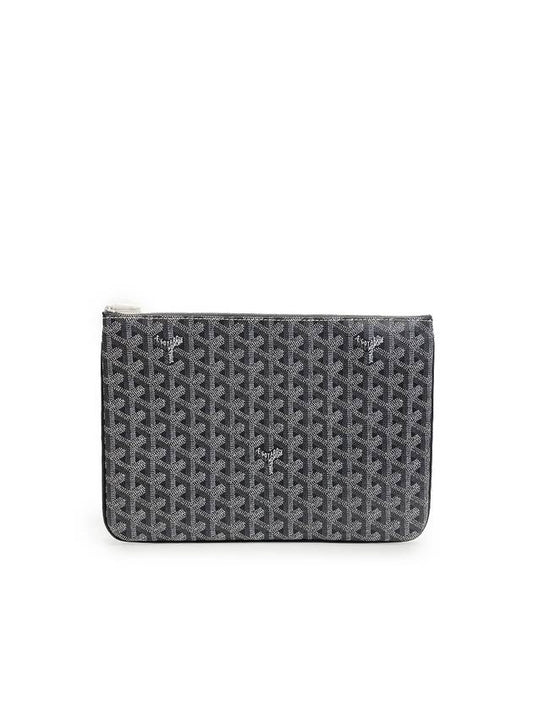 Senna MM Clutch Bag Grey - GOYARD - BALAAN 1