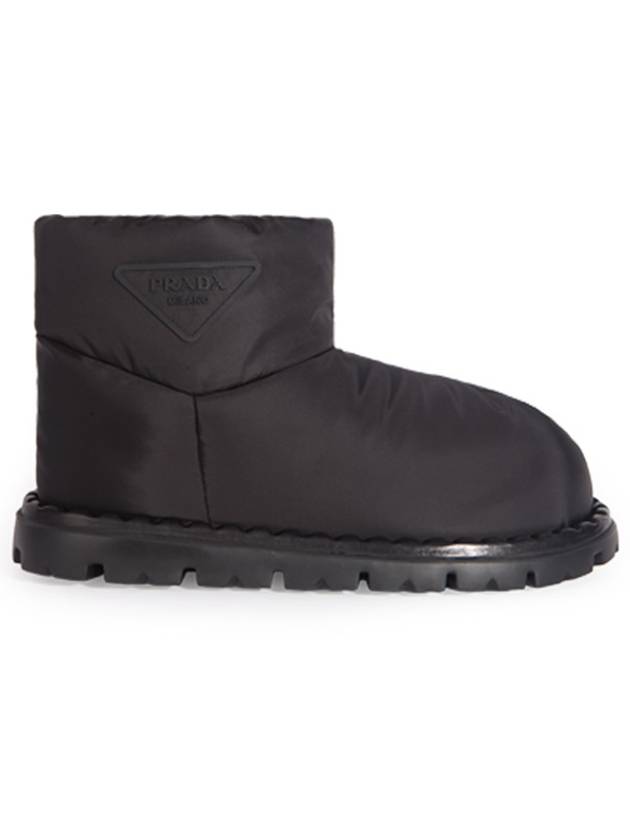 Triangle Logo Winter Boots Black - PRADA - BALAAN 2