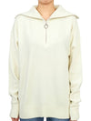 Women's Gwyther Collar Knit Top Ivory - STUDIO NICHOLSON - BALAAN 1