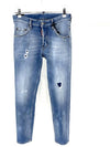 Logo Patch Washing Skater Jeans Blue - DSQUARED2 - BALAAN 2