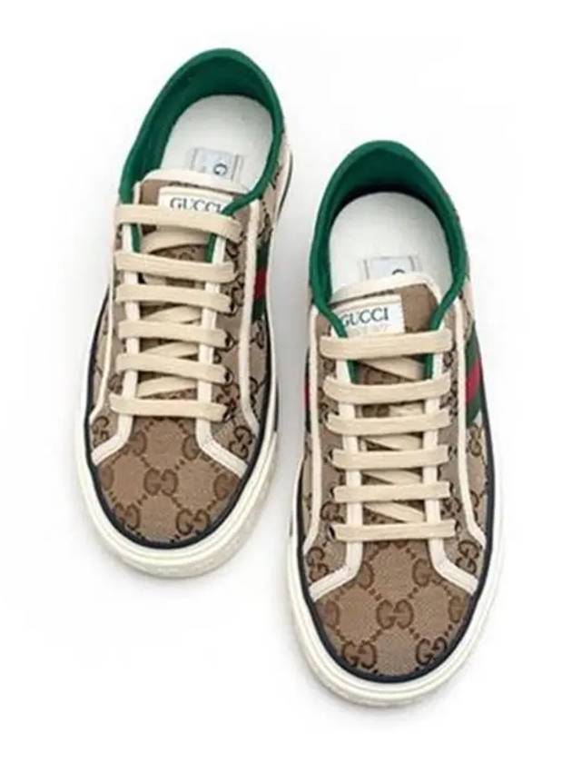 GG Tennis 1977 Low Top Sneakers Beige - GUCCI - BALAAN 3