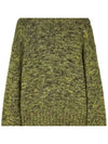 Speckle Knit Wool Turtleneck Green - JIL SANDER - BALAAN 2