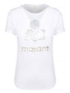 Women's Koldi Logo Short Sleeve T Shirt White - ISABEL MARANT - BALAAN 2