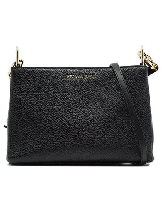 Trisha medium leather cross bag 35H1G9TC8L BLACK - MICHAEL KORS - BALAAN 1