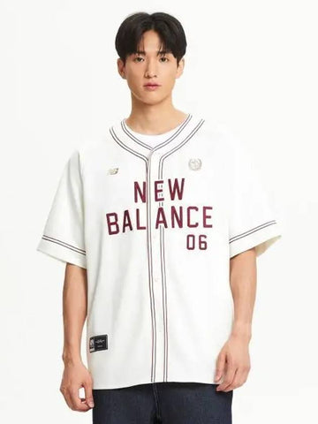 NBMDE42823 UNI NBSC Baseball Jersey IVORY - NEW BALANCE - BALAAN 1