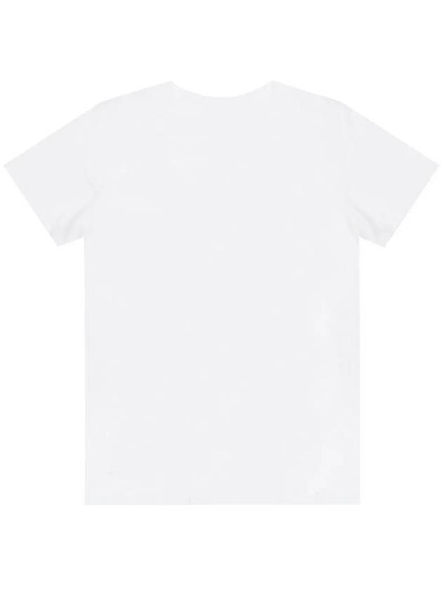 Women's Graphic Short Sleeve T-Shirt White - ALEXANDER MCQUEEN - BALAAN 4