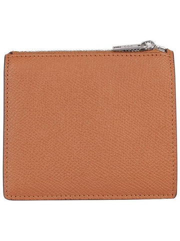 Four Stitches Calfskin Half Wallet Brown - MAISON MARGIELA - BALAAN 1