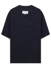 V-Neck Knit Top Navy - MAISON MARGIELA - BALAAN 2