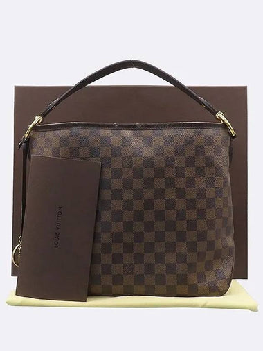 N41459 Damier Eben Canvas Delightful PM Shoulder Bag - LOUIS VUITTON - BALAAN 1