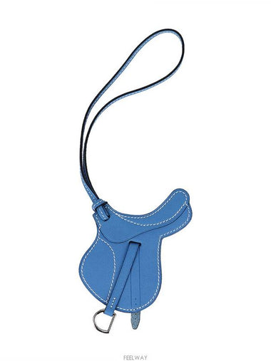 Cell Paddock Bag Charm Bleu de Gallis 73218 - HERMES - BALAAN 1