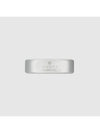 Diagonal Interlocking G Ring Silver - GUCCI - BALAAN 4