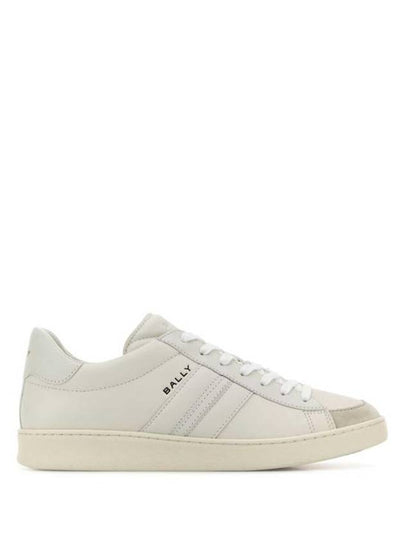 Logo Tennis Leather Low-Top Sneakers White - BALLY - BALAAN 2