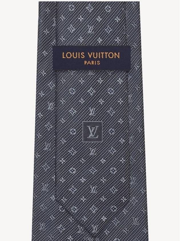 Monogram Classic Tie Grey - LOUIS VUITTON - BALAAN 4