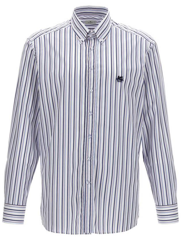 Etro Logo Embroidery Shirt - ETRO - BALAAN 1