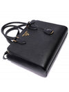 Triangle Logo Saffiano Tote Bag Black - PRADA - BALAAN 6