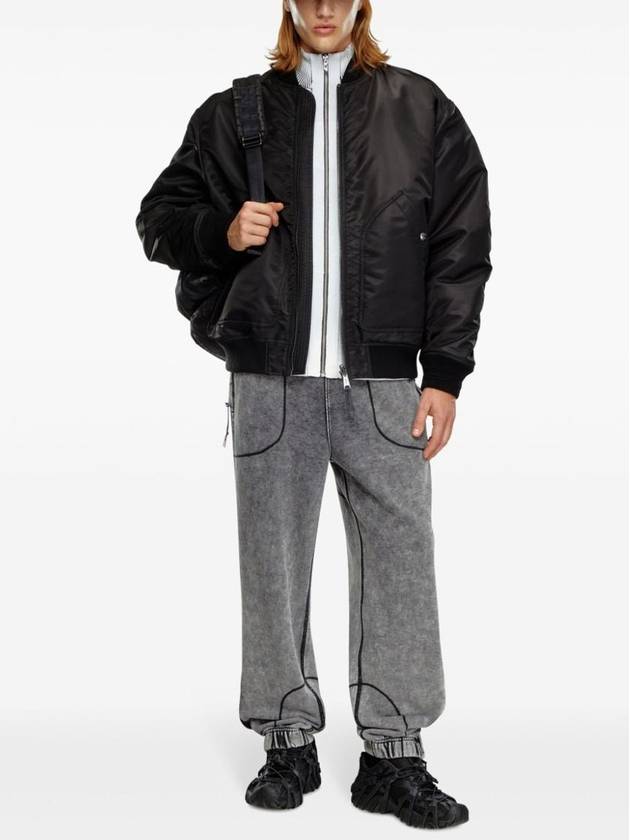 J Held Bomber Jacket Black - DIESEL - BALAAN 5