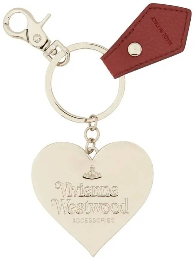 ORB logo mirror heart keyring 8203011WU OM0014 H407 - VIVIENNE WESTWOOD - BALAAN 3