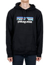 P 6 Logo Uprisal Hoodie Black - PATAGONIA - BALAAN 2