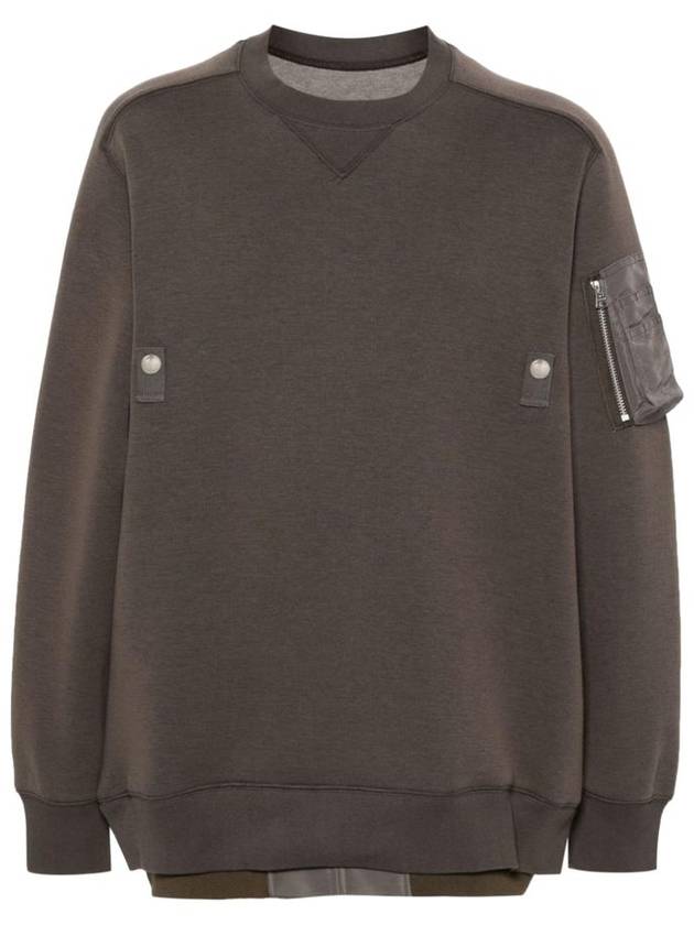 layered jersey sweatshirt 2403336M - SACAI - BALAAN 2