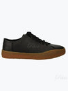 Men's Peu Terreno Leather Low Top Sneakers Black - CAMPER - BALAAN 2