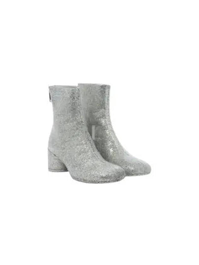 Glitter Ankle Middle Boots Silver - MAISON MARGIELA - BALAAN 2